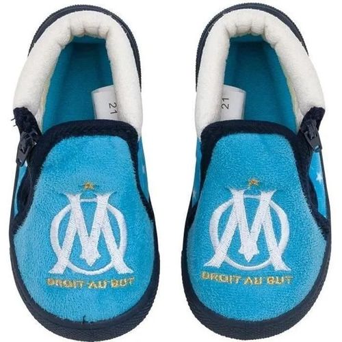 26 - Chaussons Enfant Om - Collection Officielle Olympique De Marseille - Noir