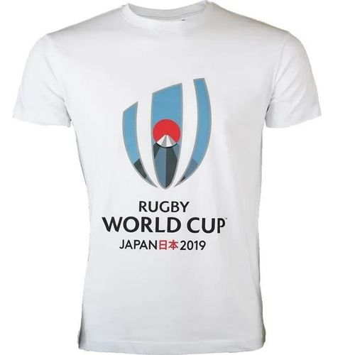 M - T-Shirt - Rugby World Cup - 2019 - Blanc - Manches Courtes - Homme