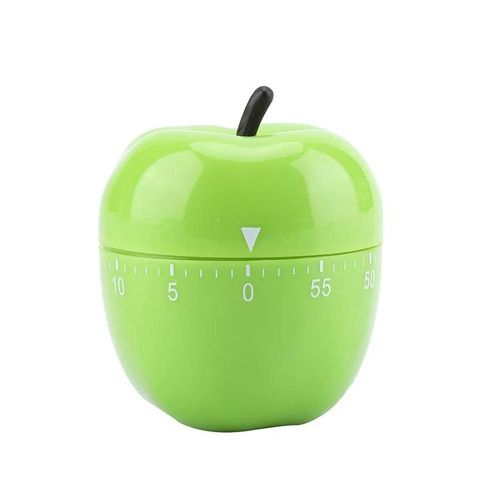 Grande Minuterie Pour Étudiant Appareil De Cuisine, Gestionnaire De Temps Créatif Mécanique, 1 Pièce--Apple