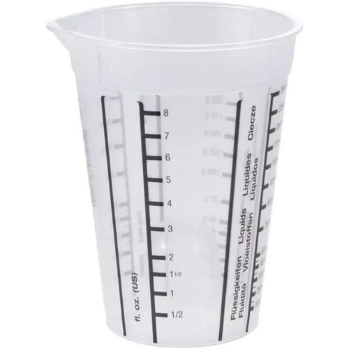Keeeper Verre Doseur Pour Petites Quantités, Graduation Pratique, 250 Ml, Mario, Transparent/Noir - 1049300115500