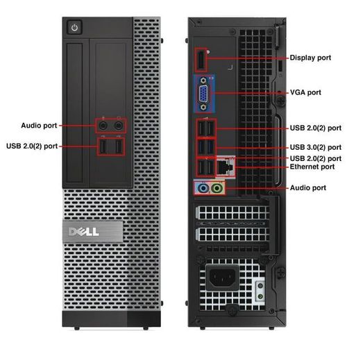 Dell OptiPlex 3020 Intel Core i5-4590 - 3.3 Ghz - Ram 8 Go - SSD 256 Go