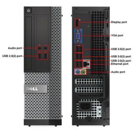 Dell OptiPlex 3020 Intel Core i5-4590 - 3.3 Ghz - Ram 8 Go - SSD 256 Go