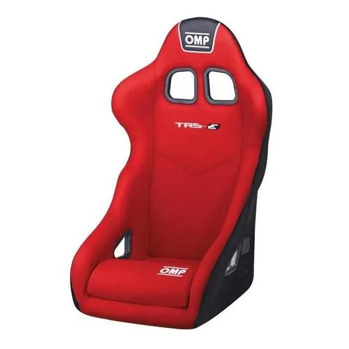 Siège Baquet - Omp - Trs My14 - Homologué Fia 8855-1999 - Rouge - Compatible Hans