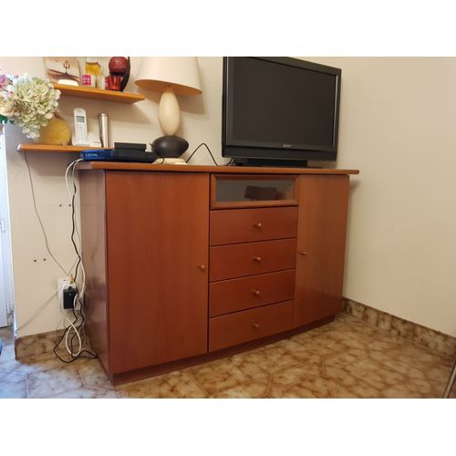 Buffet 2 Portes Et 5 Tiroirs