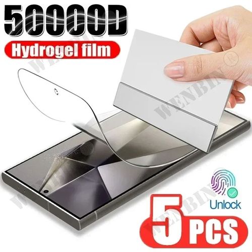 4 Film Hydrogel Protection Ecran Pour Samsung, Smartphone: Galaxy S25