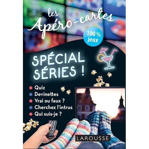 Les Apéro-Cartes Spécial Séries 100% Jeux - Avec 80 Cartes