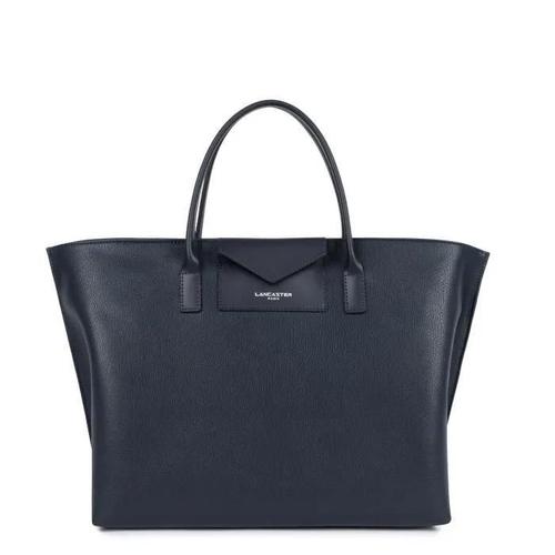 Sac cabas main Zippée L Maya Lancaster 517-19 Bleu Foncé