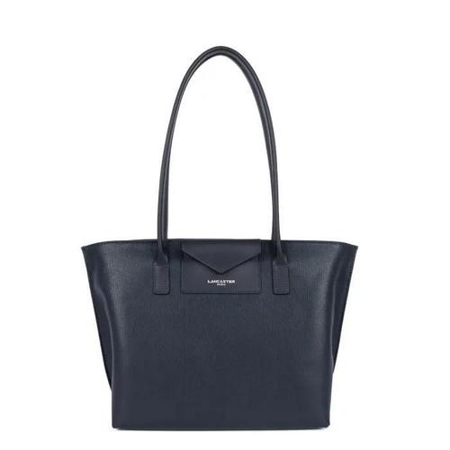 Sac cabas épaule Zippée M Maya Lancaster 517-29 Bleu Foncé