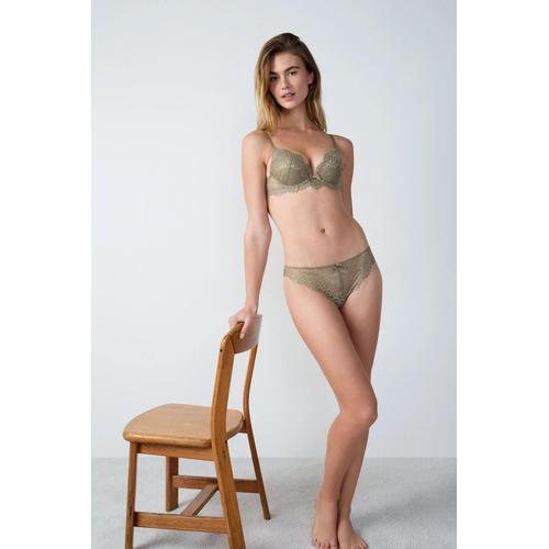 Soutien-Gorge N.2 - Le Push-Up Plongeant - Success - 90a - Kaki - Femme - Etam