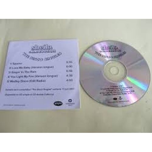 Sheila - The Disco Singles - Rare Cd Radio 5 Titres