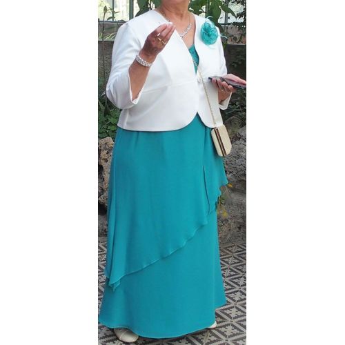 Robe Longue Et Boléro De Cérémonie