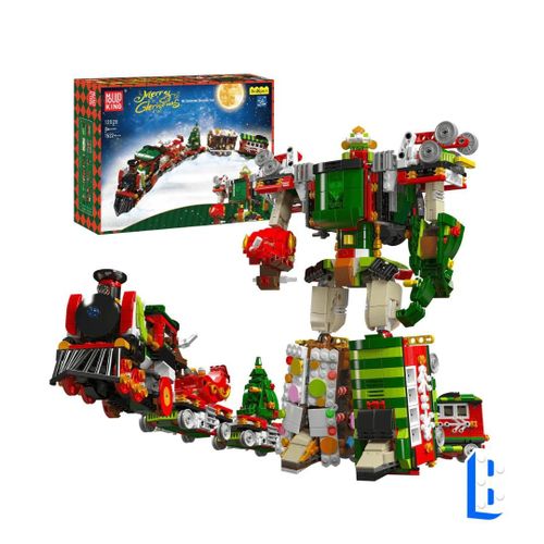 Mould King - Le train de Noël version robot