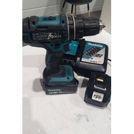 Perceuse, visseuse Makita DHP482 + 2 batteries et chargeur