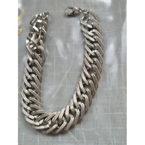 Bracelet Maille Gourmette.