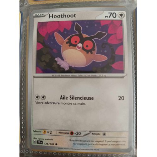 Commune - Pokemon - Forces Temporelles - Hoothoot 126/162