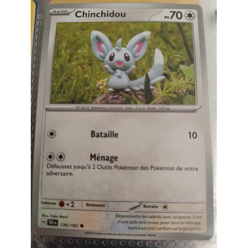 Commune - Pokemon - Forces Temporelles - Chinchidou 136/162