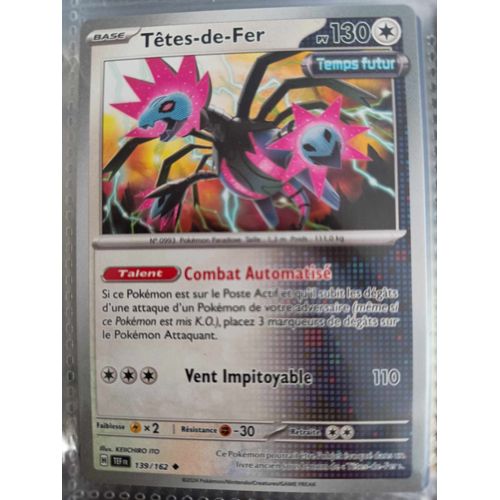 Peu Commune - Pokemon - Forces Temporelles - Têtes-De-Fer 139/162