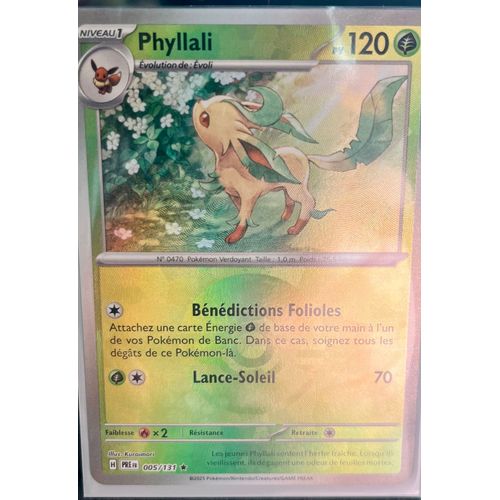 Carte Pokémon - Phyllali - 005/131 - Poké Ball - 005/131 - Ev8,5 Evolutions Prismatiques