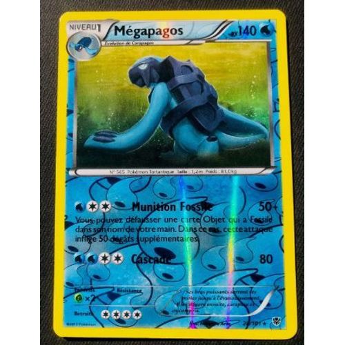 Pokémon Mégapagos 28 / 101 Reverse Noir Et Blanc Explosion Plasma