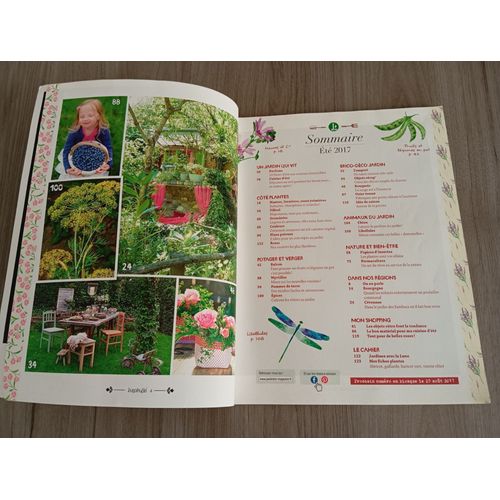 Jardin D'ici N°10 Été 2017 Légumes, Fleurs, Bonnes Herbes...Je Profite De Mon Jardin Tout L'été!/ Des Roses Longue Durée/ Potager Au Balcon/ Objets Récup' Pour Déco