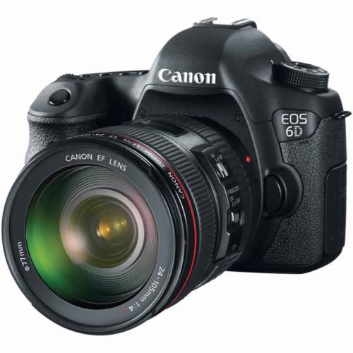 Canon EOS 6D 20 Mpix + Objectif EF 24-105mm 1:3.5-5.6 - Noir