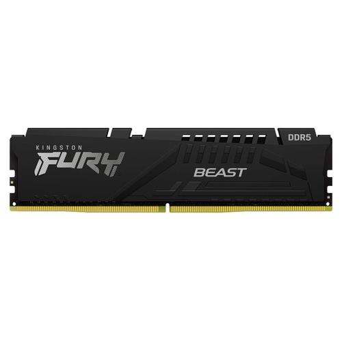 Kingston FURY Beast - DDR5 - module - 32 Go - DIMM 288 broches - 5200 MHz / PC5-41600 - CL40 - 1.25 V - mémoire sans tampon - on-die ECC