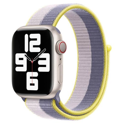 Apple - Boucle Pour Montre Intelligente - 45mm - 145 - 220 Mm - Lilas Clair, Gris Lavende - Pour Watch Hermès Series 7, Hermès Series 9, Series 10, Series 8, Series 9, Ultra, Ultra 2
