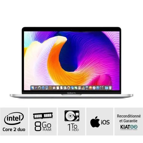 APPLE MACBOOK PRO 13 Gris A1278 core 2 duo 8 go ram 1 To HDD go disque dure clavier AZERTY