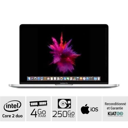 APPLE MACBOOK PRO 13 Gris A1278 core 2 duo 4 go ram 250 go HDD disque dure clavier AZERTY