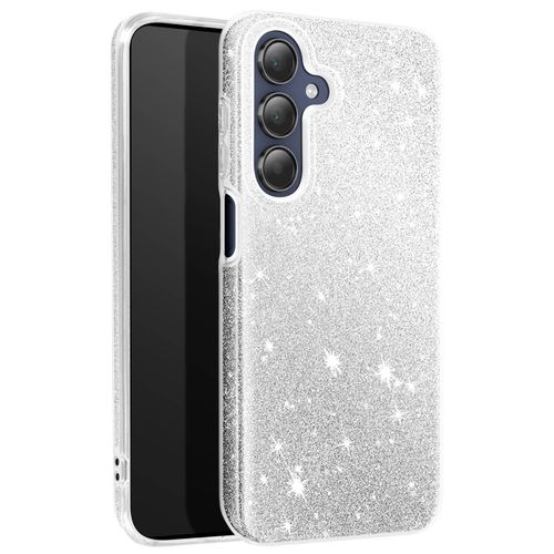 Coque Paillette Pour Samsung Galaxy A15 Silicone Ultra Fine Argent