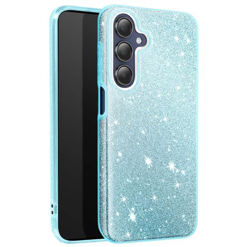 Coque Paillette Pour Samsung Galaxy A15 Silicone Ultra Fine Bleu