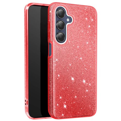 Coque Paillette Pour Samsung Galaxy A15 Silicone Ultra Fine Rouge