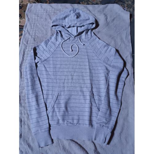 Sweat Fille Gris Rayé Argent 12 Ans