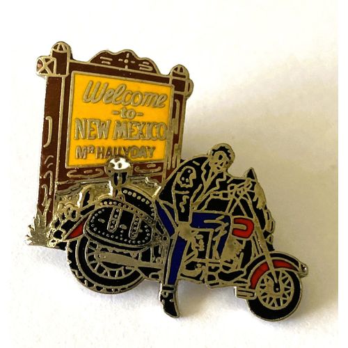 Pins Johnny Halliday Sur Sa Moto Welcome To New Mexico / Signé Sedicom
