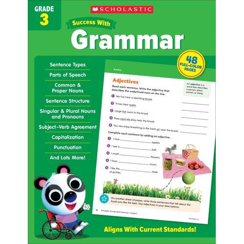 Scholastic Success With Grammar Grade 3 Workbook