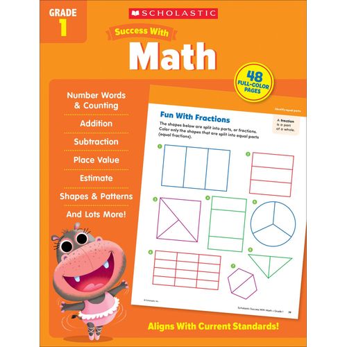Scholastic Success With Math Grade 1 Workbook