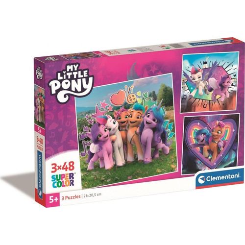 Puzzle Enfant 3x48 Pièces - My Little Pony
