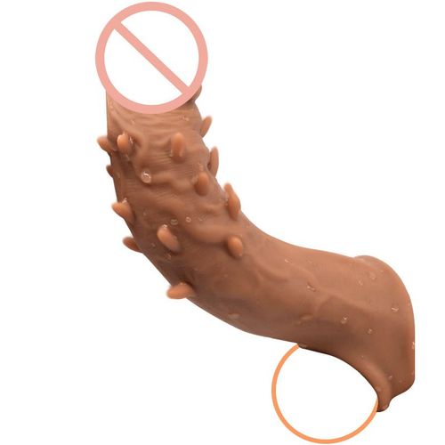 Préservatifs Épais Avec Pointes, Anneau De Coq Réutilisable, Extension Du Pénis, Retarde L'éjaculation, Manchon De Pénis, Jouets Sexuels Pour Hommes Adultes
