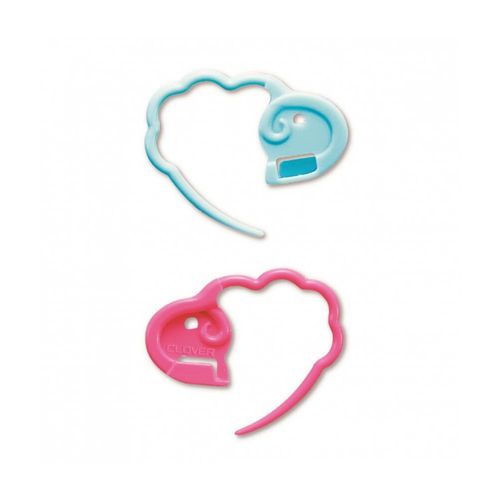 Boucles-Repères Grandes Avec Fermoir Rapide - Clover Violet