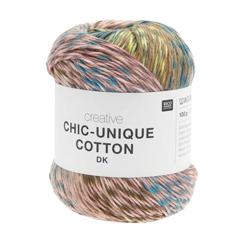 Pelote De Coton Creative Chic-Unique Cotton Dk 100g De Rico Design : L¿Alliance Parfaite De La Créativité Et De La Légèreté 05 Ethno