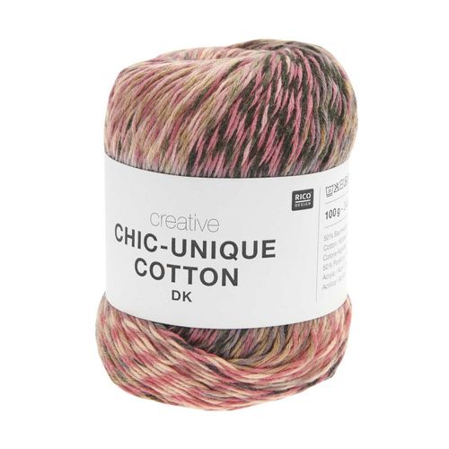 Pelote De Coton Creative Chic-Unique Cotton Dk 100g De Rico Design : L¿Alliance Parfaite De La Créativité Et De La Légèreté 02 Berries