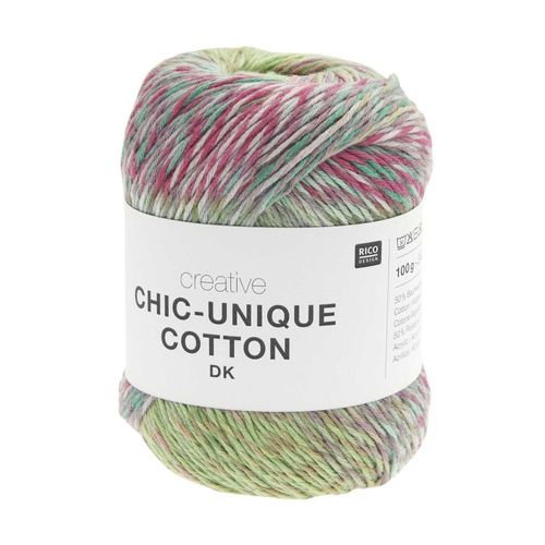 Pelote De Coton Creative Chic-Unique Cotton Dk 100g De Rico Design : L¿Alliance Parfaite De La Créativité Et De La Légèreté 04 Aqua