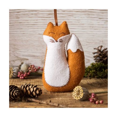 Mini Kit Feutrine Renard - Niveau Facile Orange