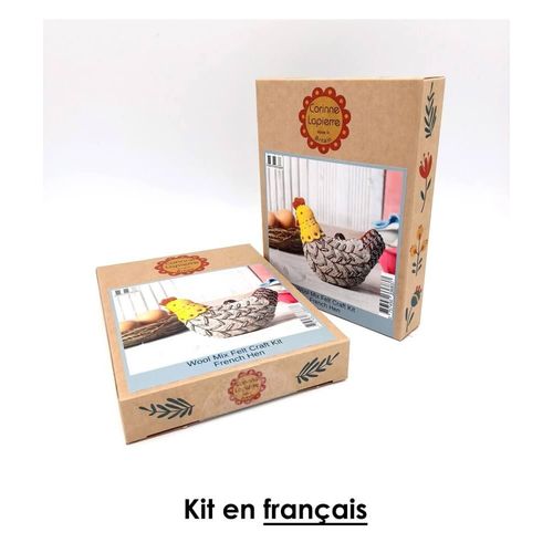 Mini Kit Feutrine Petite Cocotte - Niveau Intermédiaire Gris
