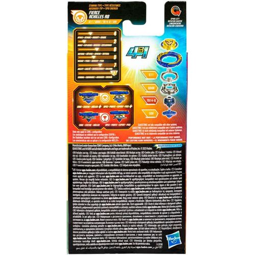 Beyblade Burst Quadstrike Single Pack Fierce Achilles A8