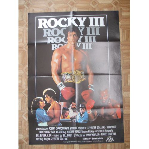 Rocky Sylvester Stallone Affiche De Cinema