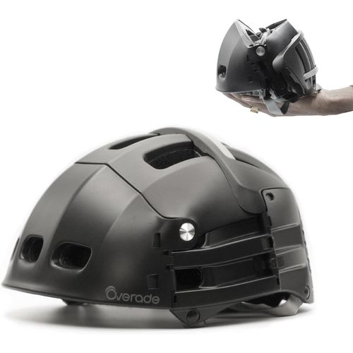 Casque Pliable Pour Vélo, Trottinette Électrique, Overboard, Gyroroue, Skateboard, Roller, Vae - Norme Ce En1078, Même Protection Qu¿Un Casque Classique - Volume Divisé Par 3