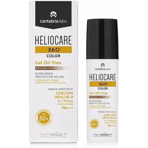Protection Solaire - Heliocare - Gel Oil Free Bronze Intense Spf50 - Indice 50 - Non Gras - 50 Ml 