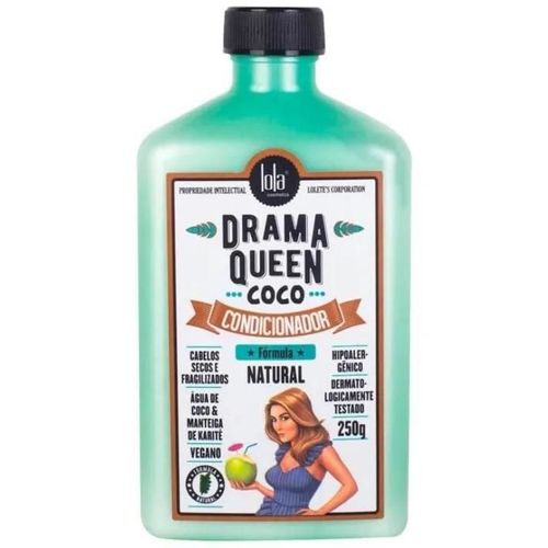 Drama Queen Après-Shampoing A L'eau De Coco Cheveux Sec 250 G 