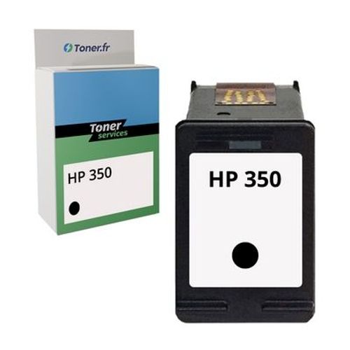 Compatible HP 350 Cartouche d'encre noire marque Toner Services (CB335EE)
